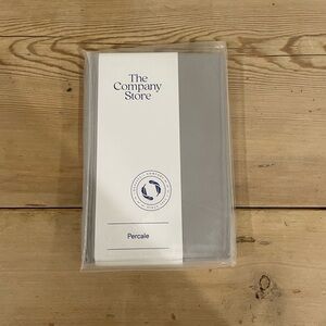 The Company Store Gray Percale king pillow sham